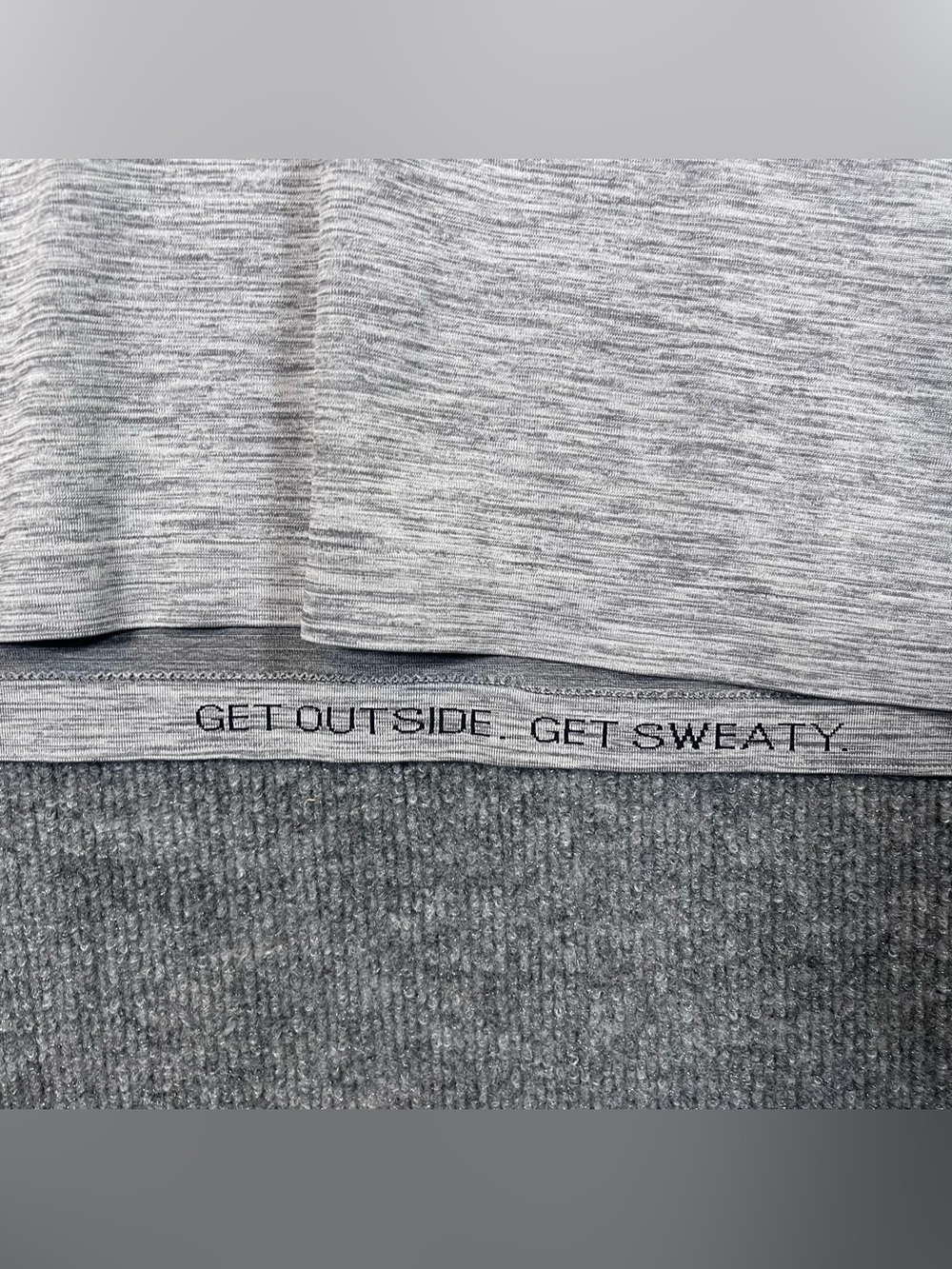 Lululemon Mens‎ XL Gray Heathered Polo Shirt Performance Wicking Athletic Golf - Picture 5 of 8